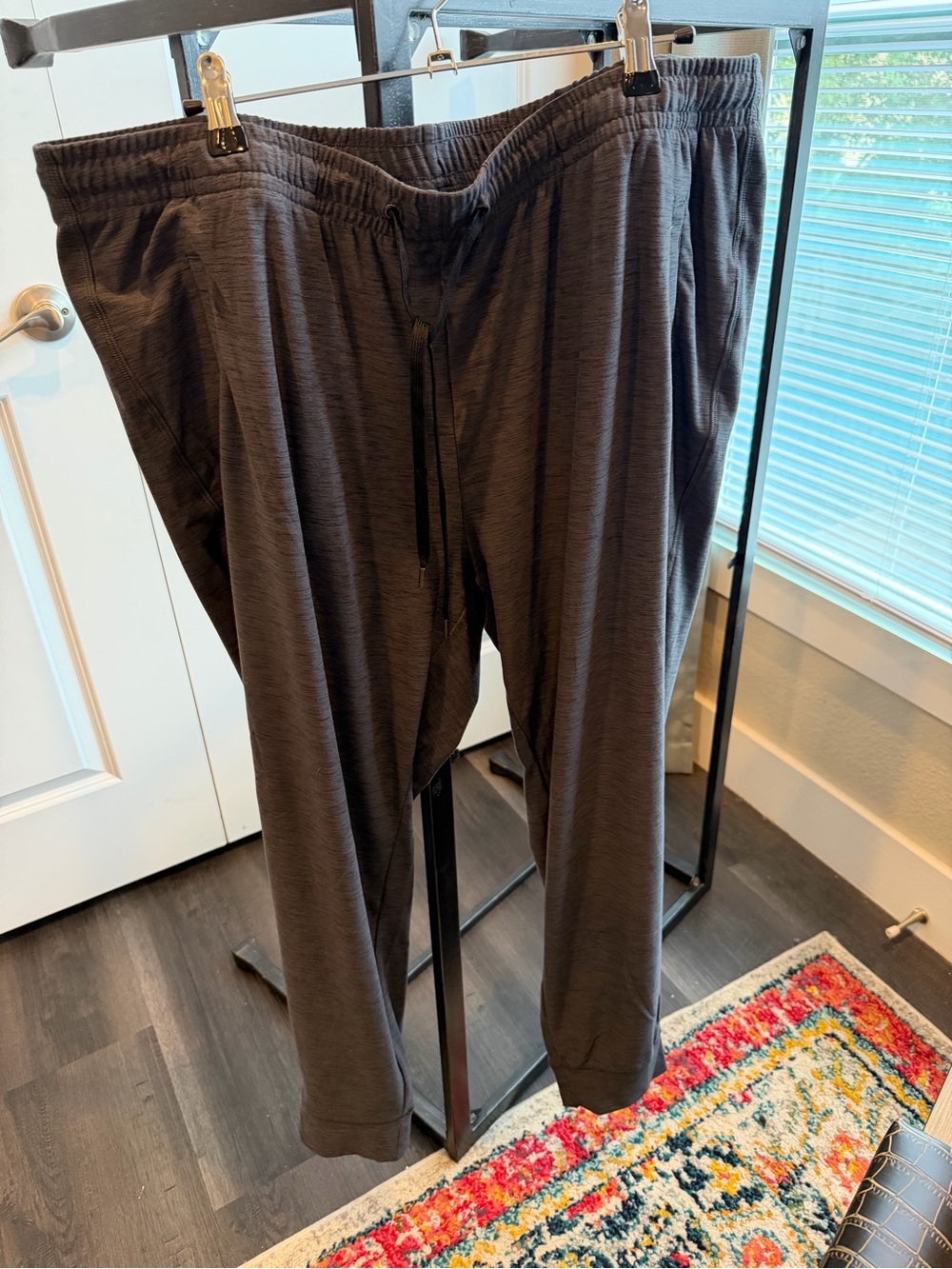 Casual Drawstring Lounge Pants - Dark Charcoal